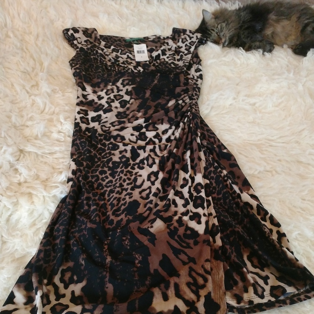 Ralph Lauren Leopard Print Dress